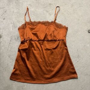 New York & Company Rust Camisole